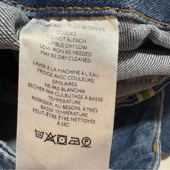 Anthropologie Pilcro Skipper Blue Wide Leg Jeans 31/10 - Picture 13 of 15